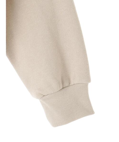 AMERICAN HOLIC（アメリカンホリック）の「フード付き裏起毛パーカー（Tシャツ/カットソー・レディース・チャコールグレー/オフホワイト/ボルドー/ライトベージュ・M/L）」の14枚目の写真