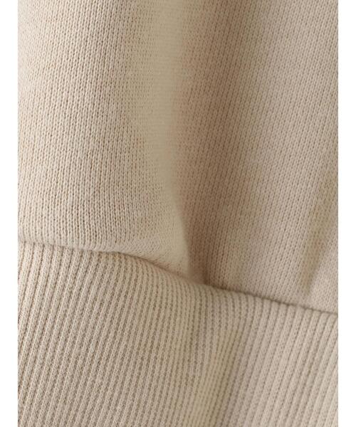 AMERICAN HOLIC（アメリカンホリック）の「フード付き裏起毛パーカー（Tシャツ/カットソー・レディース・チャコールグレー/オフホワイト/ボルドー/ライトベージュ・M/L）」の10枚目の写真