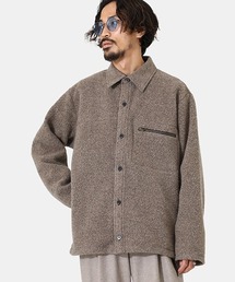 PORT BY ARK | PORT BY ARK / ポートバイアーク：Wool boa Big Shirt：PO10-T005[COR](ブルゾン)
