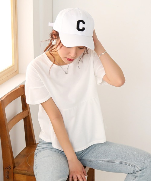 ALTROSE（アルトローズ）の「CAP  [C]（キャップ・レディース・ホワイト/ブラック/ベージュ/ネイビー・FREE）」の22枚目の写真