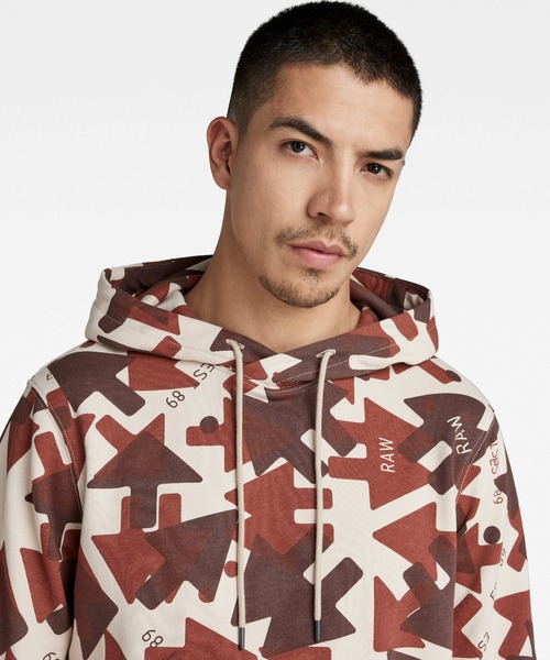 G-STAR(ジースター)の「ARROW CAMO HOODED SWEATER/パーカー/カモフラ(パーカー・メンズ・カモフラージュ/ブラウン系カモフラージュ・LARGE/MEDIUM/SMALL/X-SMALL/X-LARGE)」の6枚目の写真