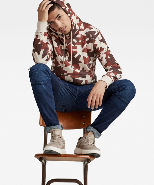 G-STAR(ジースター)の「ARROW CAMO HOODED SWEATER/パーカー/カモフラ(パーカー・メンズ・カモフラージュ/ブラウン系カモフラージュ・LARGE/MEDIUM/SMALL/X-SMALL/X-LARGE)」の3枚目の写真