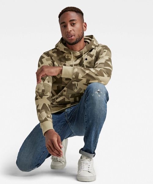 G-STAR(ジースター)の「ARROW CAMO HOODED SWEATER/パーカー/カモフラ(パーカー・メンズ・カモフラージュ/ブラウン系カモフラージュ・LARGE/MEDIUM/SMALL/X-SMALL/X-LARGE)」の15枚目の写真