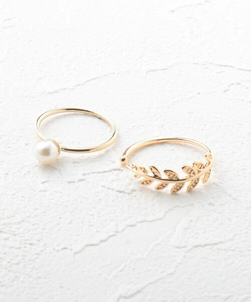 grove（グローブ）の「◆アソート2セットリング（リング・レディース・ゴールド/ピンクゴールド/ゴールド系その他/ゴールド系その他2/ゴールド系/ゴールド系1・00）」の2枚目の写真