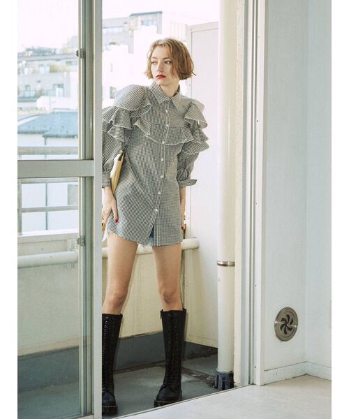 jouetie（ジュエティ）の「フリルスリーブブラウス（シャツ/ブラウス・レディース・ブラック/オフホワイト/イエロー/その他1・MEDIUM）」の22枚目の写真