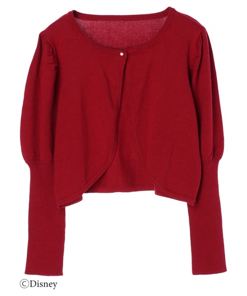 Maison de FLEUR（メゾンドフルール）の「Snow White/ニットカーディガン（ニット/セーター・レディース・レッド系その他・FREE）」の2枚目の写真