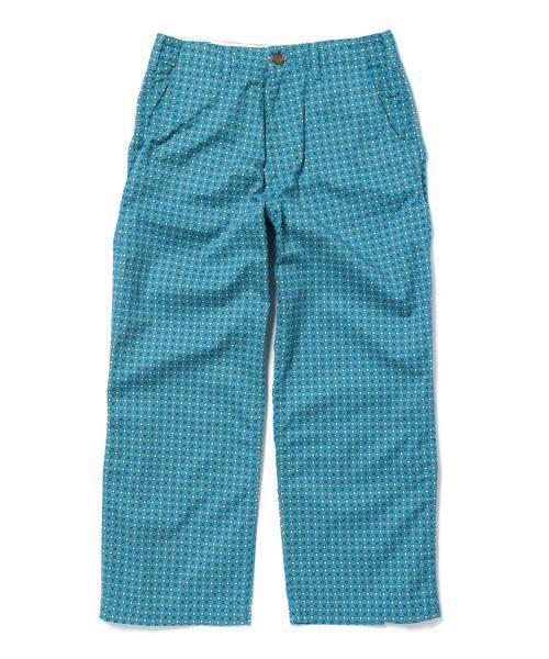 BEAMS BOY(ビームスボーイ)の「BEAMS BOY / ツイル 小紋 トラウザーパンツ(その他パンツ・レディース・ホワイト/ロイヤルブルー・0/1)」の11枚目の写真