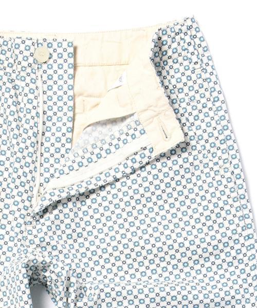 BEAMS BOY(ビームスボーイ)の「BEAMS BOY / ツイル 小紋 トラウザーパンツ(その他パンツ・レディース・ホワイト/ロイヤルブルー・0/1)」の12枚目の写真