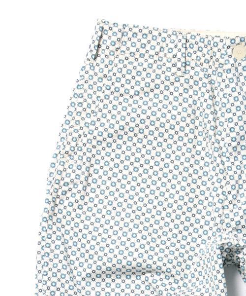 BEAMS BOY(ビームスボーイ)の「BEAMS BOY / ツイル 小紋 トラウザーパンツ(その他パンツ・レディース・ホワイト/ロイヤルブルー・0/1)」の10枚目の写真