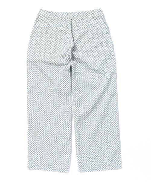 BEAMS BOY(ビームスボーイ)の「BEAMS BOY / ツイル 小紋 トラウザーパンツ(その他パンツ・レディース・ホワイト/ロイヤルブルー・0/1)」の16枚目の写真