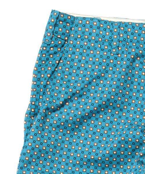 BEAMS BOY(ビームスボーイ)の「BEAMS BOY / ツイル 小紋 トラウザーパンツ(その他パンツ・レディース・ホワイト/ロイヤルブルー・0/1)」の13枚目の写真
