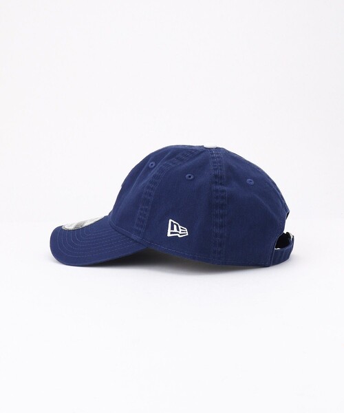 FREAK'S STORE(フリークスストア)の「NEW ERA/ニュエラ 9TWENTY LA/クロスストラップ ウォッシュドコットン ロサンゼルス・ドジャース(キャップ・レディース・ネイビー/キャメル・ONE SIZE/フリ-)」の3枚目の写真