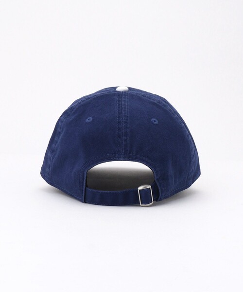 FREAK'S STORE(フリークスストア)の「NEW ERA/ニュエラ 9TWENTY LA/クロスストラップ ウォッシュドコットン ロサンゼルス・ドジャース(キャップ・レディース・ネイビー/キャメル・ONE SIZE/フリ-)」の4枚目の写真