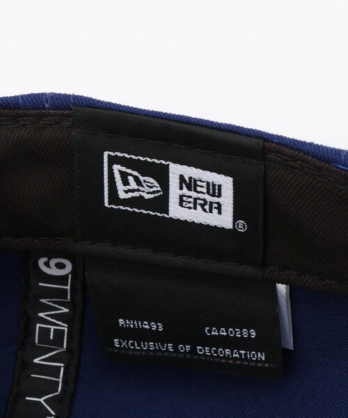 FREAK'S STORE(フリークスストア)の「NEW ERA/ニュエラ 9TWENTY LA/クロスストラップ ウォッシュドコットン ロサンゼルス・ドジャース(キャップ・レディース・ネイビー/キャメル・ONE SIZE/フリ-)」の8枚目の写真