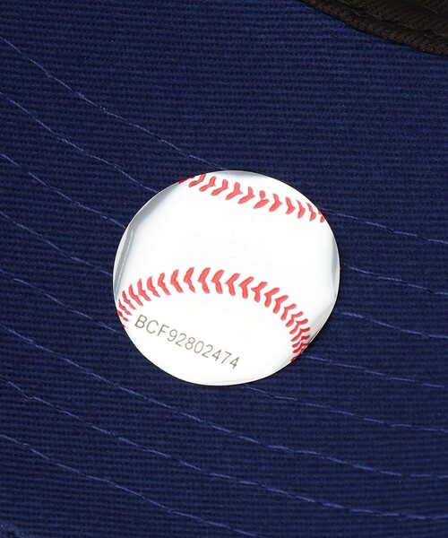 FREAK'S STORE(フリークスストア)の「NEW ERA/ニュエラ 9TWENTY LA/クロスストラップ ウォッシュドコットン ロサンゼルス・ドジャース(キャップ・レディース・ネイビー/キャメル・ONE SIZE/フリ-)」の10枚目の写真