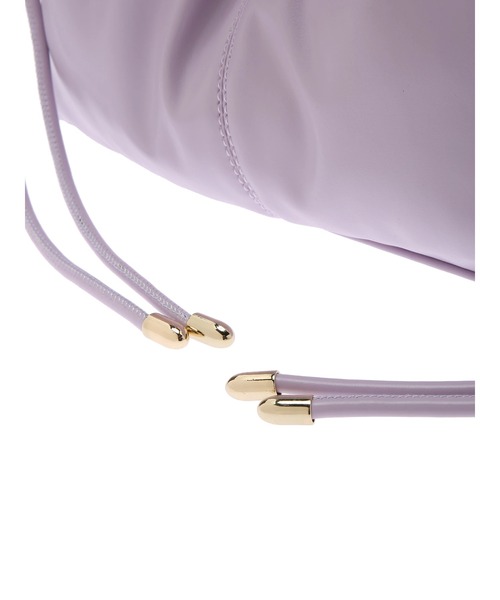 YECCA VECCA（イェッカヴェッカ）の「2wayギャザーバッグ　＊◆（クラッチバッグ・レディース・グレー/アイボリー/ラベンダー・FREE）」の12枚目の写真