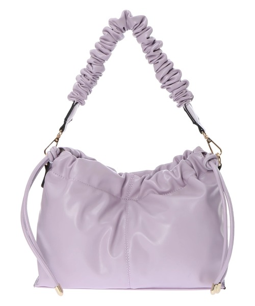 YECCA VECCA（イェッカヴェッカ）の「2wayギャザーバッグ　＊◆（クラッチバッグ・レディース・グレー/アイボリー/ラベンダー・FREE）」の13枚目の写真