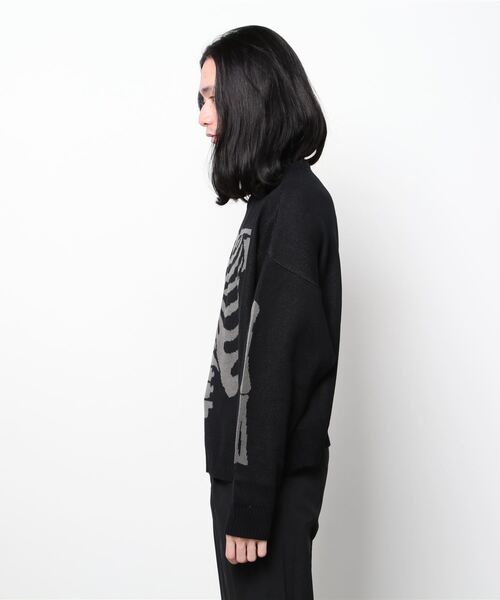 MYne(マイン)の「【MYne】Bone Knit Pulllover(ニット/セーター・メンズ・ブラック/ブラウン/カーキ・S/M/L)」の4枚目の写真