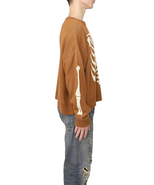 MYne(マイン)の「【MYne】Bone Knit Pulllover(ニット/セーター・メンズ・ブラック/ブラウン/カーキ・S/M/L)」の22枚目の写真