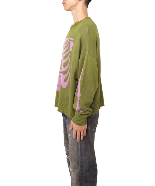 MYne(マイン)の「【MYne】Bone Knit Pulllover(ニット/セーター・メンズ・ブラック/ブラウン/カーキ・S/M/L)」の20枚目の写真