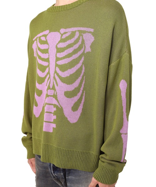 MYne(マイン)の「【MYne】Bone Knit Pulllover(ニット/セーター・メンズ・ブラック/ブラウン/カーキ・S/M/L)」の17枚目の写真