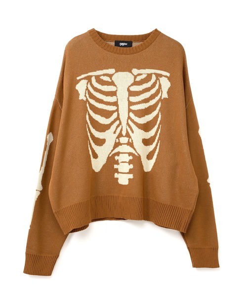 MYne(マイン)の「【MYne】Bone Knit Pulllover(ニット/セーター・メンズ・ブラック/ブラウン/カーキ・S/M/L)」の14枚目の写真