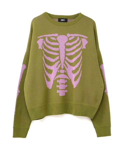 MYne(マイン)の「【MYne】Bone Knit Pulllover(ニット/セーター・メンズ・ブラック/ブラウン/カーキ・S/M/L)」の12枚目の写真