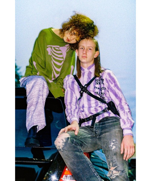 MYne(マイン)の「【MYne】Bone Knit Pulllover(ニット/セーター・メンズ・ブラック/ブラウン/カーキ・S/M/L)」の9枚目の写真