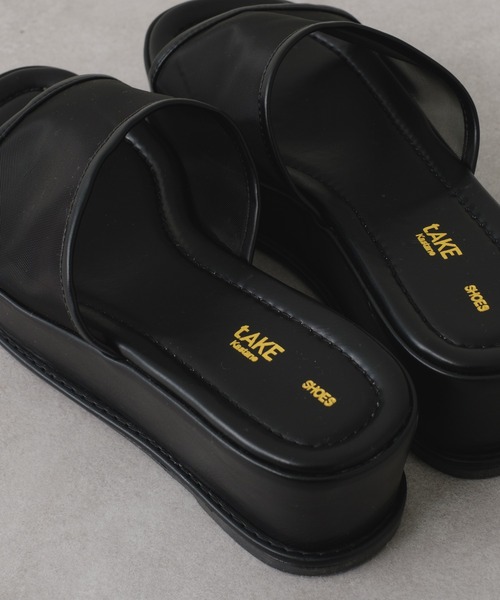 Kastane（カスタネ）の「【カタログ掲載アイテム】厚底メッシュサンダル（サンダル・レディース・アイボリー/グリーン/ブラック・36/39/38/37）」の15枚目の写真