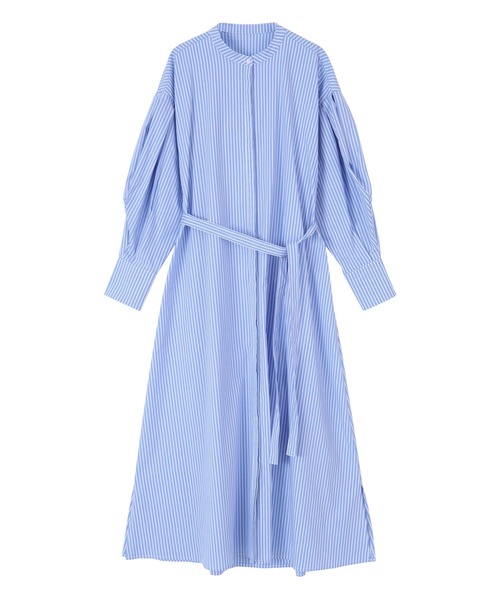 UR'S（ユアーズ）の「ﾊﾞﾝﾄﾞｶﾗｰﾜﾝﾋﾟｰｽ（シャツワンピース・レディース・ベージュ/ネイビー/ブルー系その他・S/M/L）」の18枚目の写真