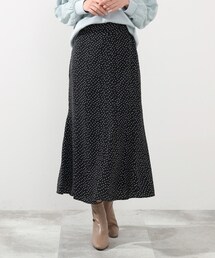 DRESKIP | ドットプリントマ-メイドスカート(スカート)