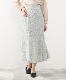 DRESKIP | ドットプリントマ－メイドスカート(スカート)
