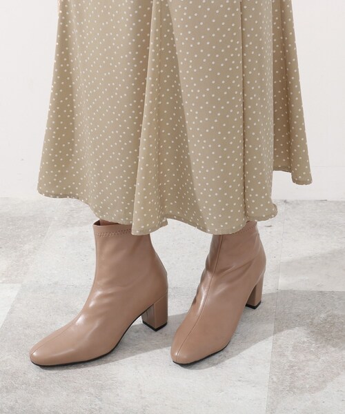 DRESKIP（ドレスキップ）の「◆ドットプリントマ－メイドスカート（スカート・レディース・ベージュ系その他2/ブラック系5/ライトグリーン系・02/03/04）」の8枚目の写真