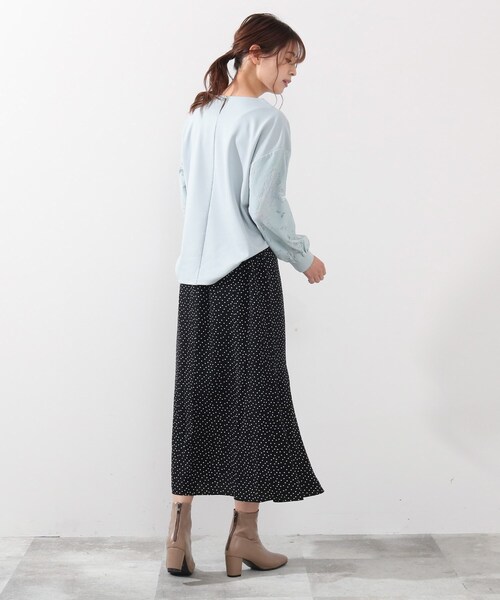 DRESKIP（ドレスキップ）の「◆ドットプリントマ－メイドスカート（スカート・レディース・ベージュ系その他2/ブラック系5/ライトグリーン系・02/03/04）」の14枚目の写真