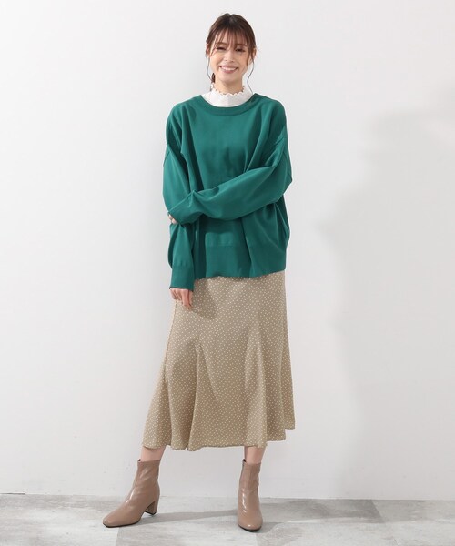 DRESKIP（ドレスキップ）の「◆ドットプリントマ－メイドスカート（スカート・レディース・ベージュ系その他2/ブラック系5/ライトグリーン系・02/03/04）」の22枚目の写真