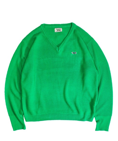 70~80s The Fox Vネックセーター PENNEYS（ぺニーズ）の「PENNEY'S/ペニーズ THE FOX SOLID V