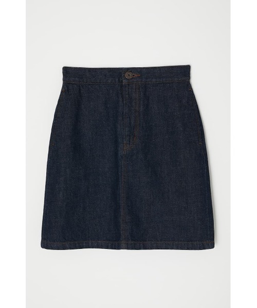 MOUSSY（マウジー）の「CLASSIC ALINE MINI スカート（デニムスカート・レディース・オフホワイト/ワンウォッシュ・1/2/0）」の10枚目の写真