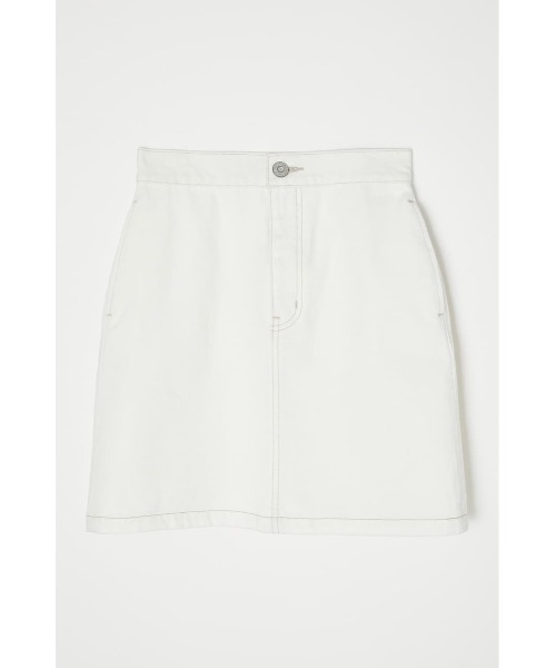 MOUSSY（マウジー）の「CLASSIC ALINE MINI スカート（デニムスカート・レディース・オフホワイト/ワンウォッシュ・1/2/0）」の15枚目の写真