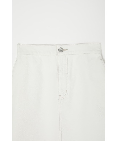 MOUSSY（マウジー）の「CLASSIC ALINE MINI スカート（デニムスカート・レディース・オフホワイト/ワンウォッシュ・1/2/0）」の7枚目の写真