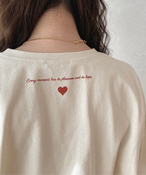 apres jour(アプレジュール)の「BIGスリットロゴロンT【ZOZOTOWN限定アイテム】(Tシャツ/カットソー・レディース・ライトピンク/ブルー/オフホワイト/アイボリー・X-LARGE/フリー)」の15枚目の写真