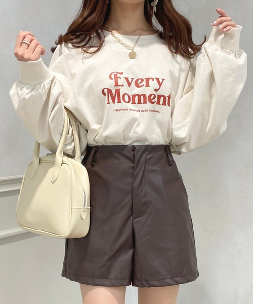 apres jour(アプレジュール)の「BIGスリットロゴロンT【ZOZOTOWN限定アイテム】(Tシャツ/カットソー・レディース・ライトピンク/ブルー/オフホワイト/アイボリー・X-LARGE/フリー)」の18枚目の写真