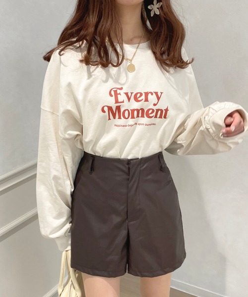 apres jour(アプレジュール)の「BIGスリットロゴロンT【ZOZOTOWN限定アイテム】(Tシャツ/カットソー・レディース・ライトピンク/ブルー/オフホワイト/アイボリー・X-LARGE/フリー)」の19枚目の写真