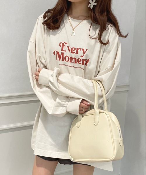 apres jour(アプレジュール)の「BIGスリットロゴロンT【ZOZOTOWN限定アイテム】(Tシャツ/カットソー・レディース・ライトピンク/ブルー/オフホワイト/アイボリー・X-LARGE/フリー)」の21枚目の写真
