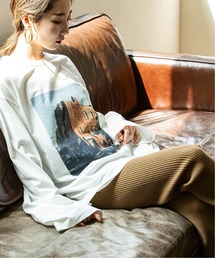 Noble | 【CAN PEP REY】別注  PHOTO L/S Tシャツ◆(Tシャツ/カットソー)