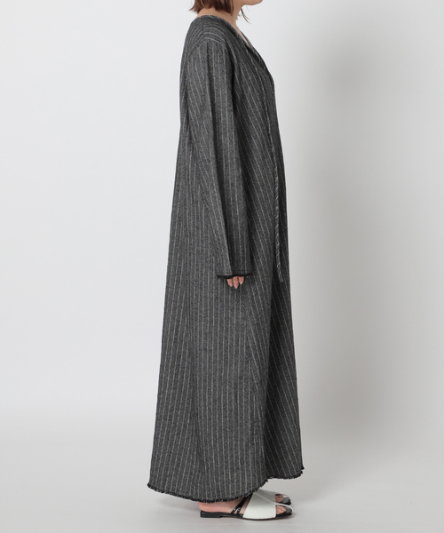 CITYSHOP（シティーショップ）の「STRIPE KAFTAN DRESS：ワンピース（ワンピース・レディース・ブラック・38/36）」の10枚目の写真