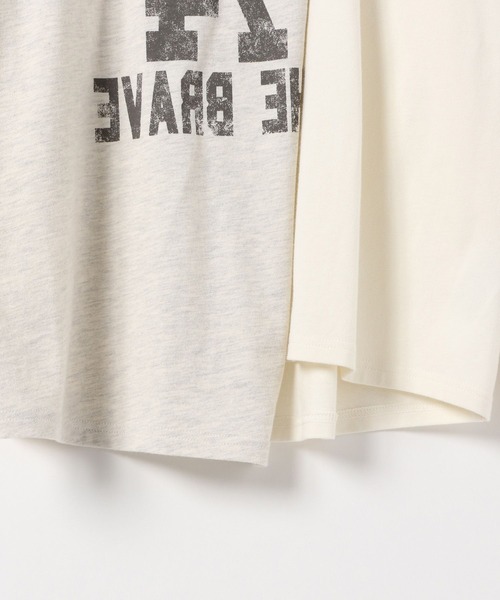 ニコアンド 【be with M 】MisayoアメカジリメイクTシャツ ニコアンド〔be with M〕MisayoさんアメカジリメイクT最終値下げ