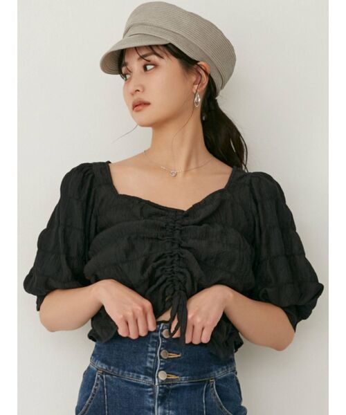 RESEXXY（リゼクシー）の「サークルコンビストーンネックレス（ネックレス・レディース・シルバー/ゴールド・FREE）」の5枚目の写真