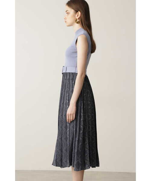 PINKY&DIANNE（ピンキーアンドダイアン）の「◆ボトルネックジャカードワンピース（ワンピース・レディース・ブラック/ブルー・38）」の12枚目の写真