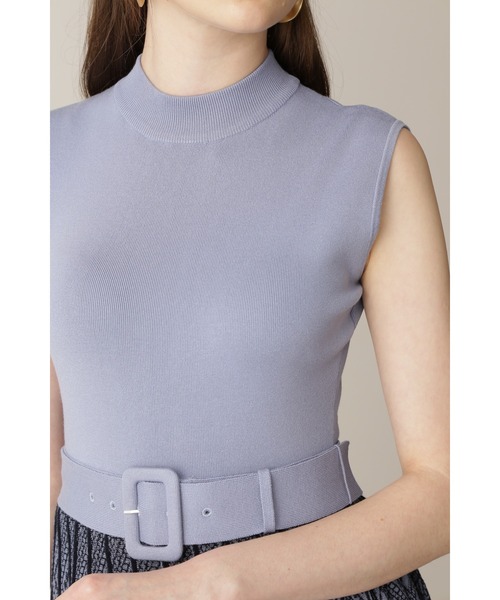 PINKY&DIANNE（ピンキーアンドダイアン）の「◆ボトルネックジャカードワンピース（ワンピース・レディース・ブラック/ブルー・38）」の8枚目の写真