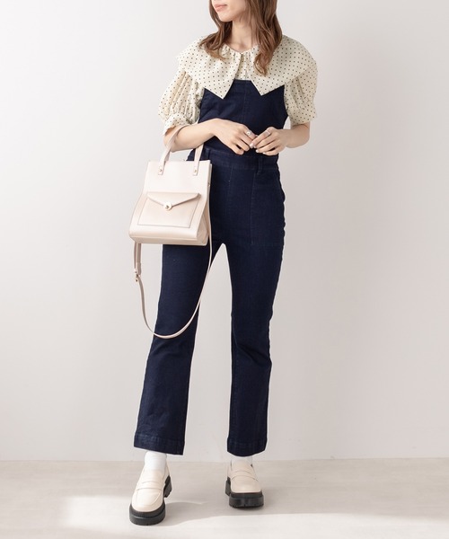 OLIVE des OLIVE（オリーブデオリーブ）の「バルーンカラーブラウス（シャツ/ブラウス・レディース・ブラック/オフホワイト/アイボリー・FREE）」の17枚目の写真